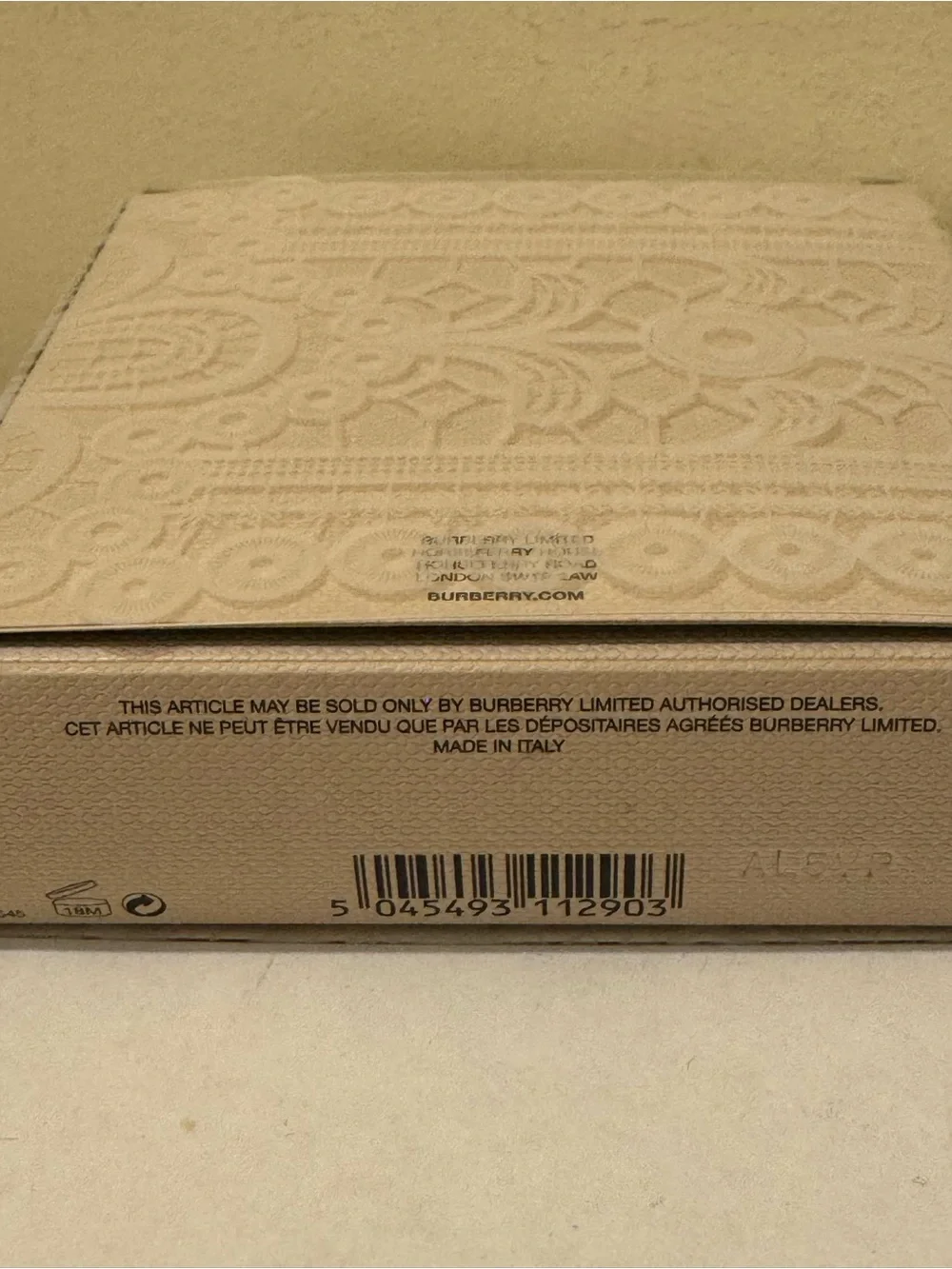 NIB Burberry 2016 Runway Highlighting Palette White No 01 Unopened